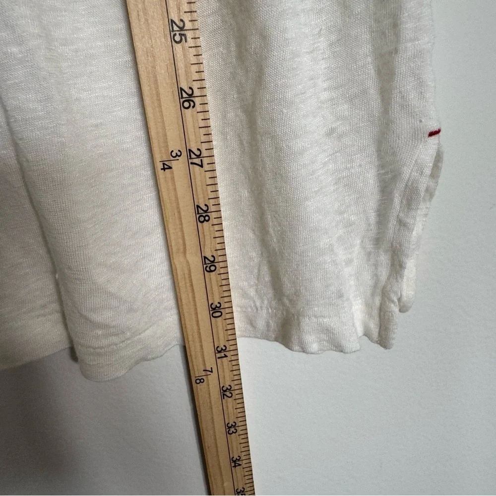 Uniqlo x Ines De La Fressange 100% Linen Sleeveless Tank Top Cover Up Size M